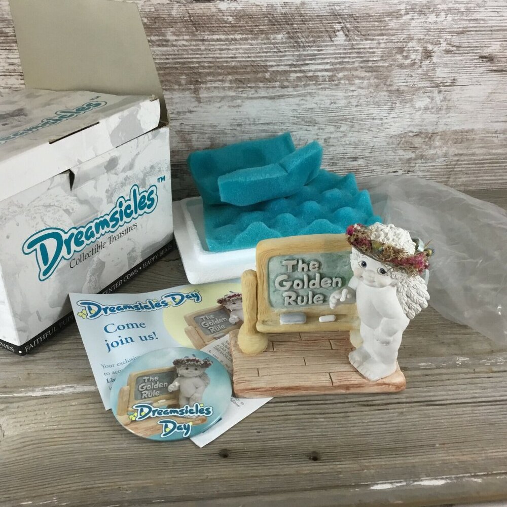 Dreamsicles The Golden Rule E9701 Event Figurine Signed with Box & Pin